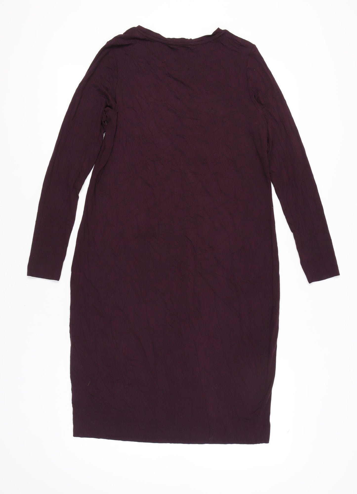 Marks and Spencer Women Purple Long Sleeve Dress