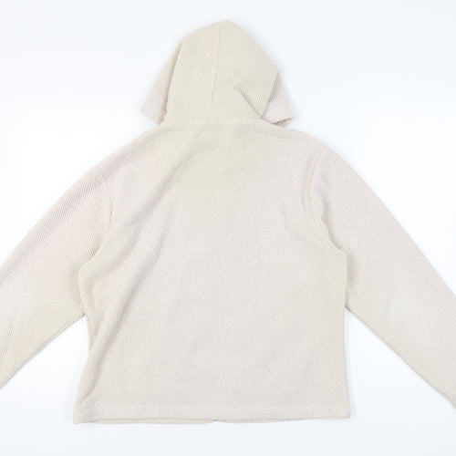 Aimee Women's Beige Full Zip Hoodie L