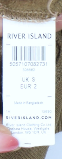 River Island Men's Brown S Pullover Hoodie