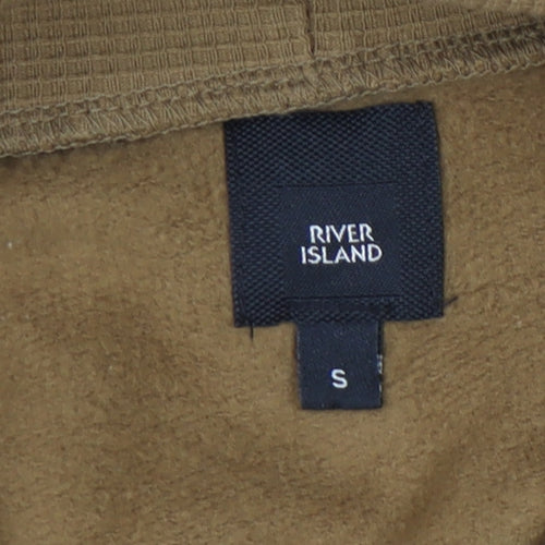 River Island Men's Brown S Pullover Hoodie