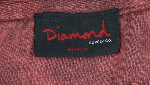 Diamond Supply Co. Men's Red Pullover Hoodie M