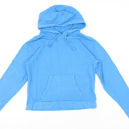 Topshop Women's Blue Pullover Hoodie UK 10