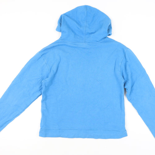 Topshop Women's Blue Pullover Hoodie UK 10