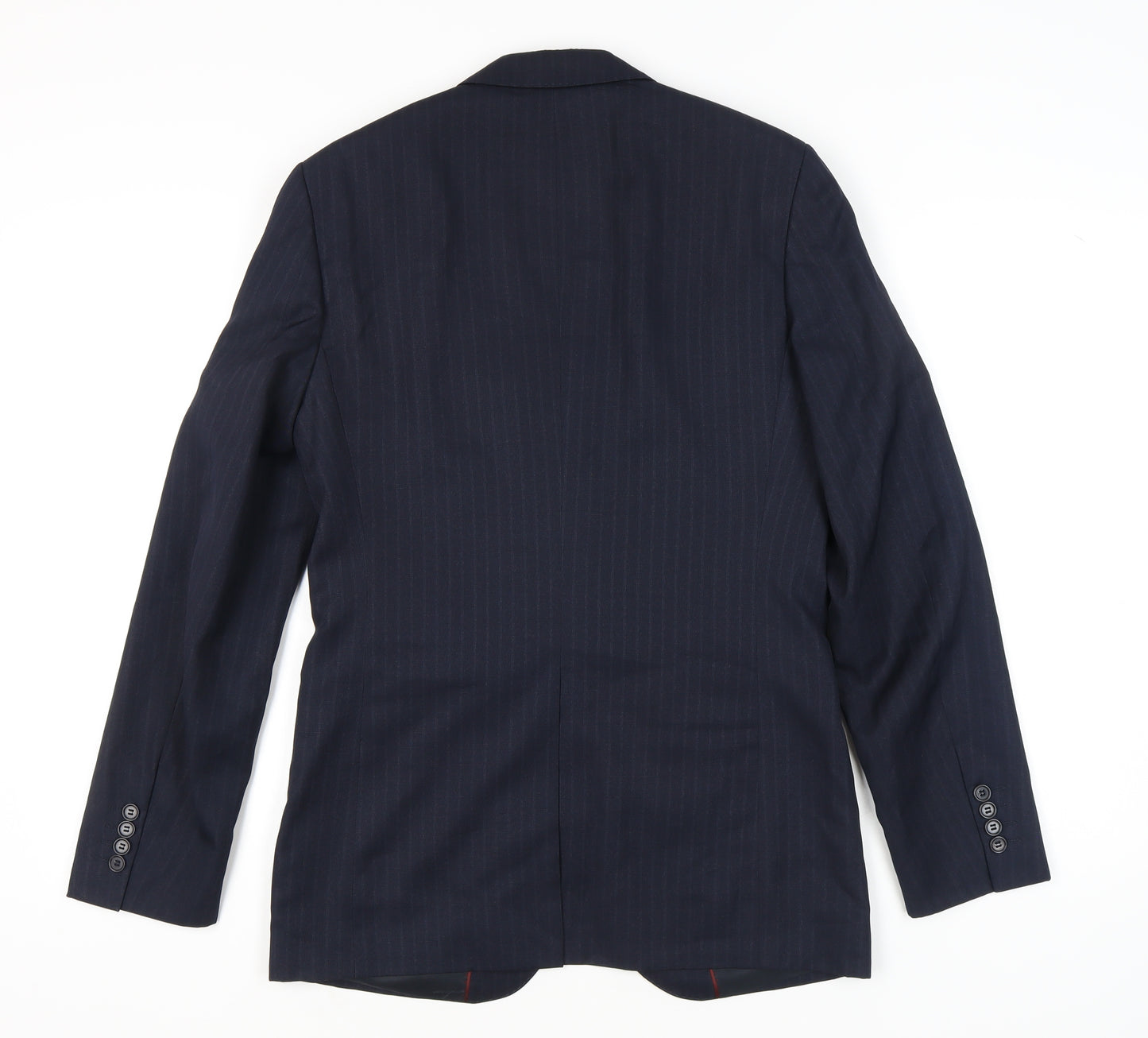 Busen Men's Blue Striped Suit Jacket 44/32
