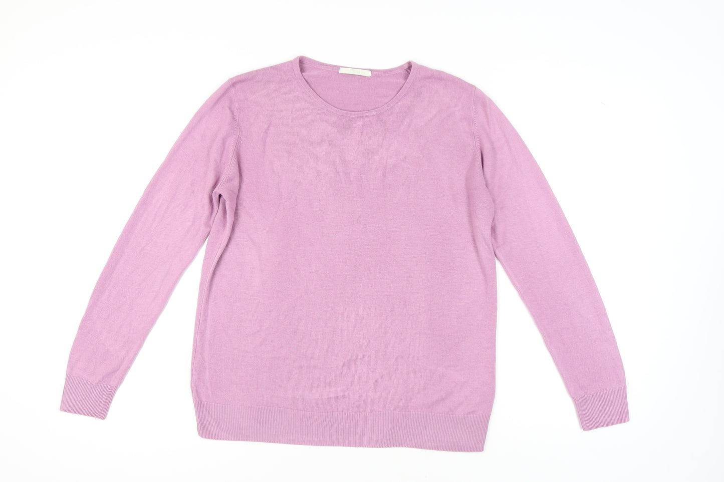 Marks and Spencer Women's Purple Pullover Jumper L