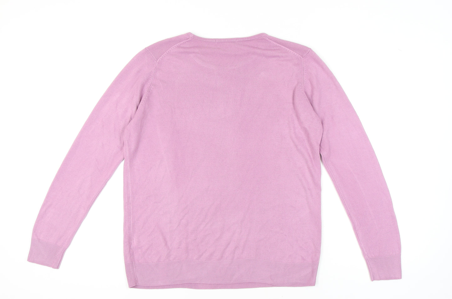 Marks and Spencer Women's Purple Pullover Jumper L