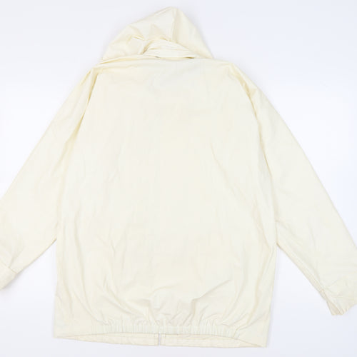 Emsmorn Men's Beige Waterproof Hooded Jacket M