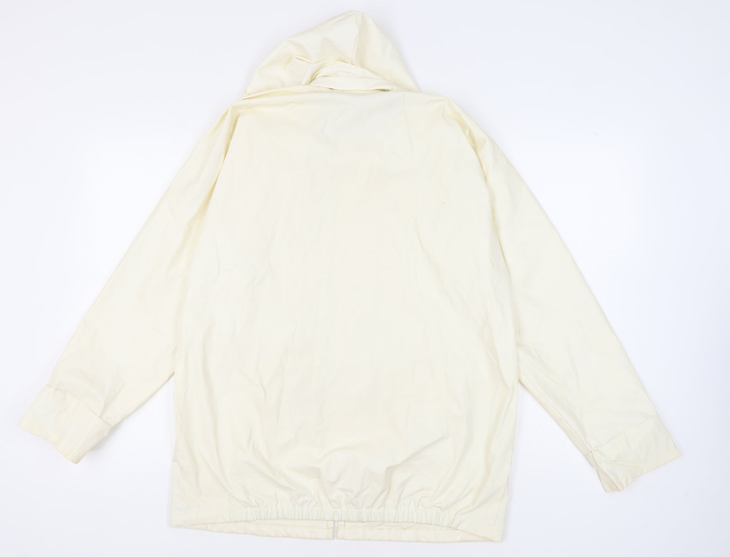 Emsmorn Men's Beige Waterproof Hooded Jacket M