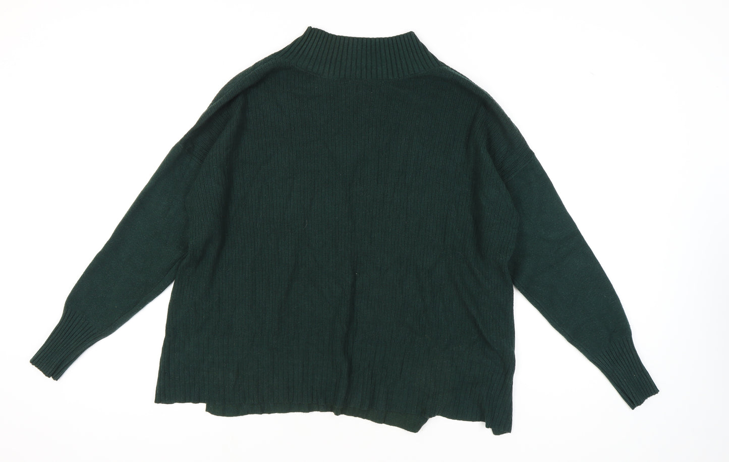 River Island Women's Green High Neck Jumper L