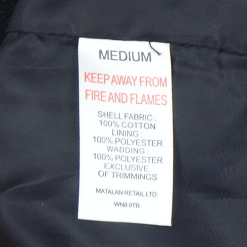 Matalan Men's Black Basic Jacket, Size M, Casual Wear