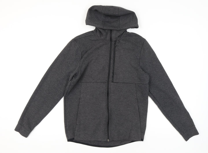 H&M Sport Men's Grey Full Zip Hoodie Size M