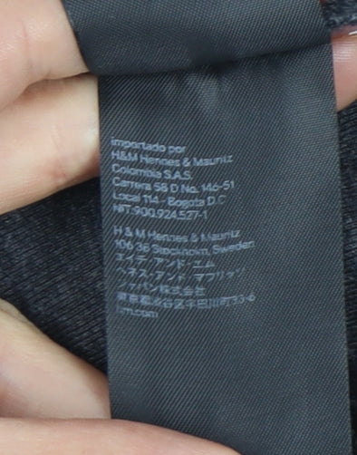 H&M Sport Men's Grey Full Zip Hoodie Size M