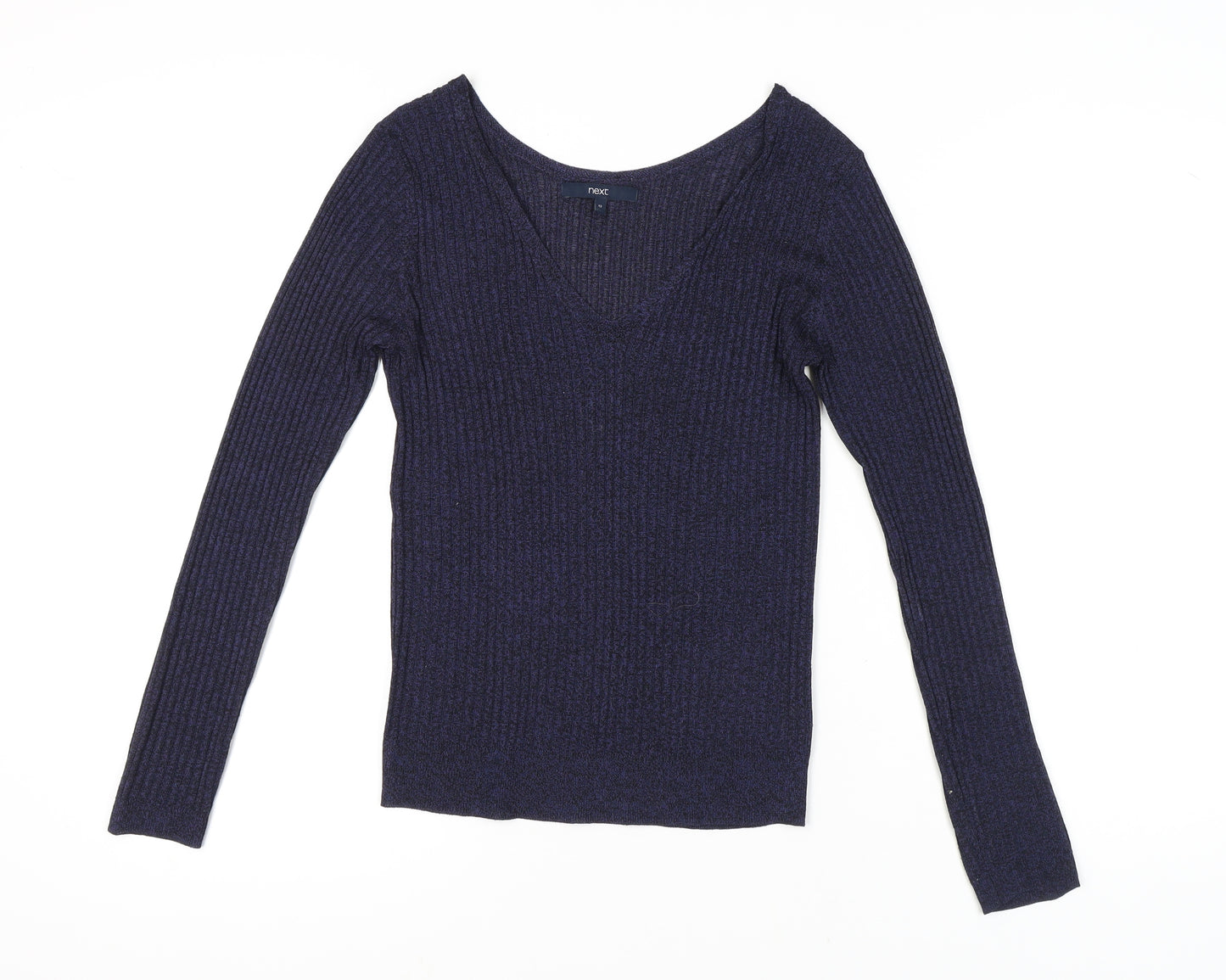 Next Women's Blue V-Neck Pullover Jumper