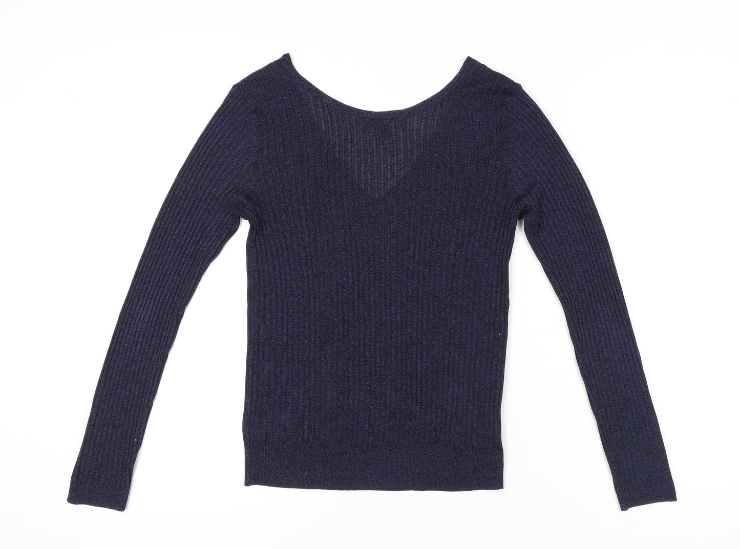 Next Women's Blue V-Neck Pullover Jumper