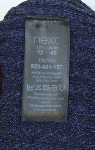 Next Women's Blue V-Neck Pullover Jumper