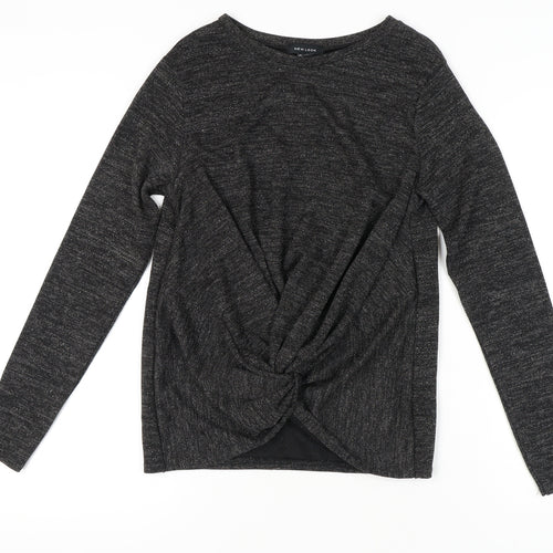 New Look Women's Black Pullover Jumper, Size 10