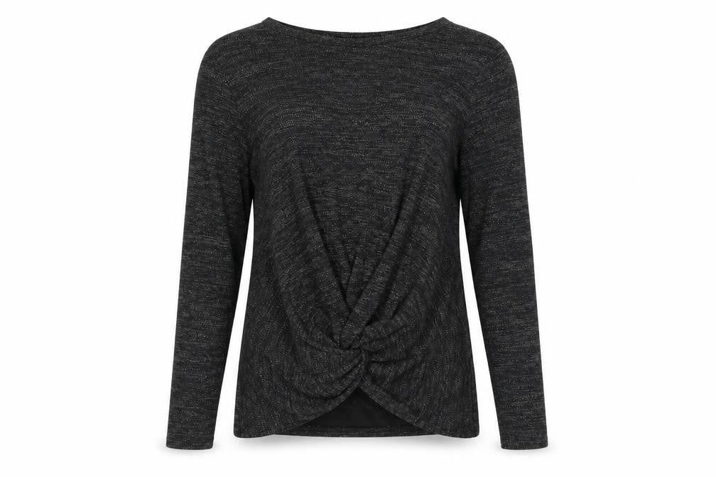 Front view of New Look Women's Black jumper, size 10
