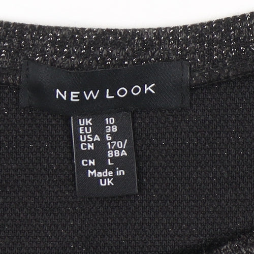 New Look Women's Black Pullover Jumper, Size 10
