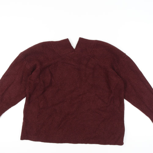 Next Women's Red Pullover Jumper, Size 16, Long Sleeve