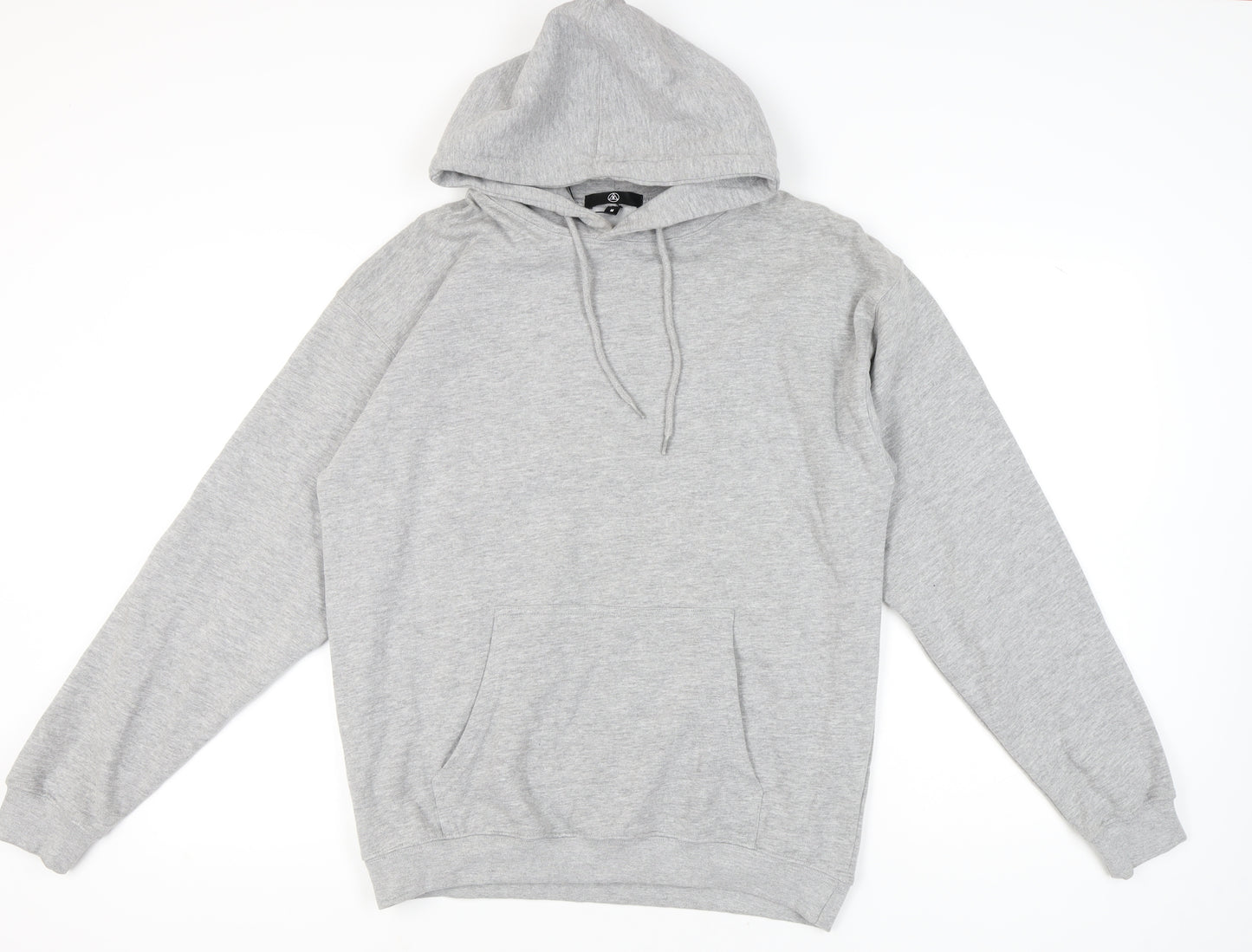 Missguided Women's Grey Pullover Hoodie M Casual