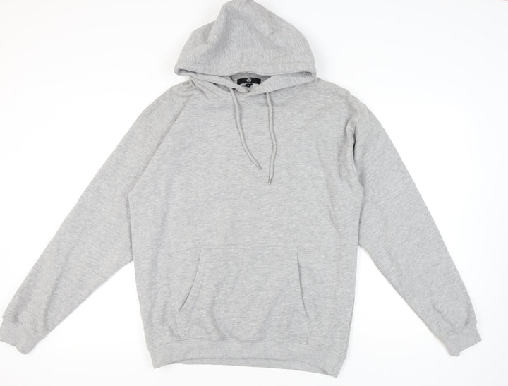 Missguided Women's Grey Pullover Hoodie M Casual