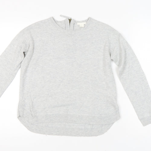 H&M Women’s Grey Knit Pullover Jumper, XS