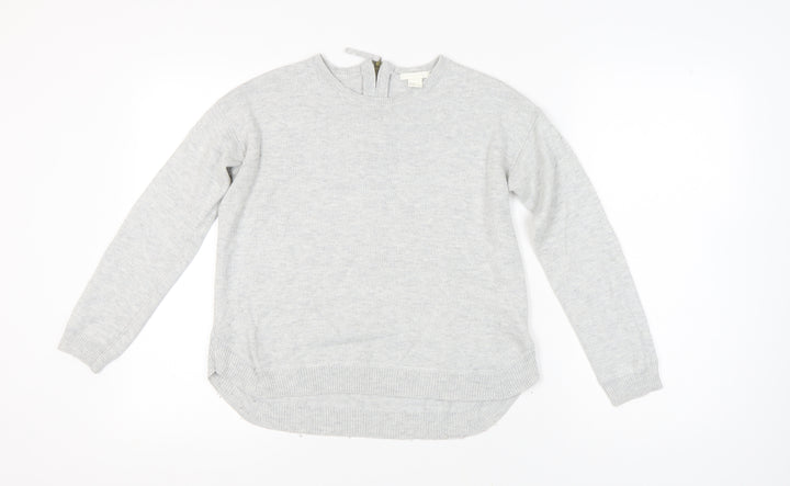 H&M Women’s Grey Knit Pullover Jumper, XS