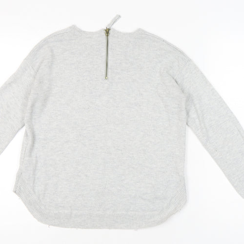 H&M Women’s Grey Knit Pullover Jumper, XS