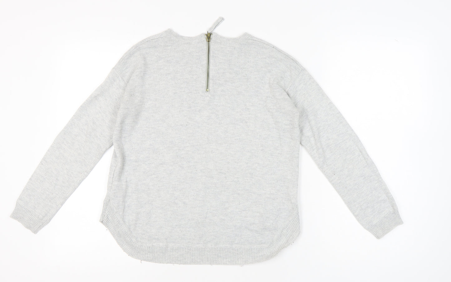 H&M Women’s Grey Knit Pullover Jumper, XS