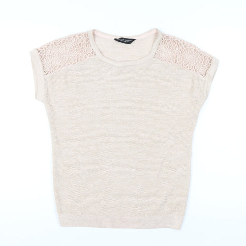 Dorothy Perkins Women's Beige Pullover Jumper Size 12