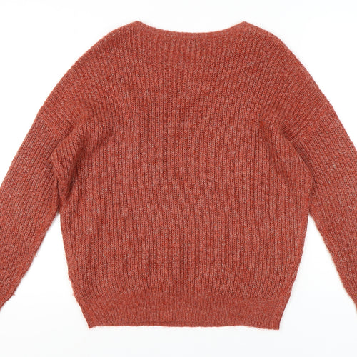 Marks and Spencer Women's Red Pullover Jumper Size 8