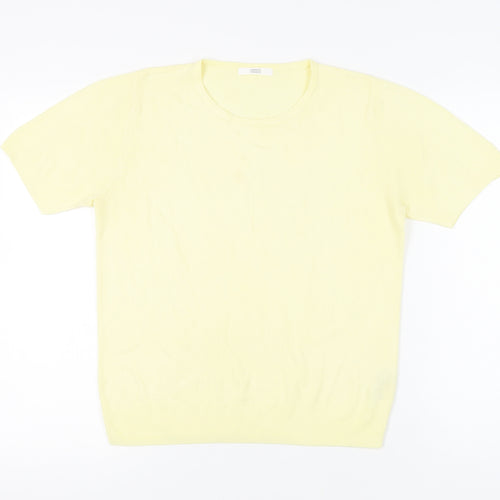 Marks and Spencer Women's Yellow Pullover Jumper Size 12