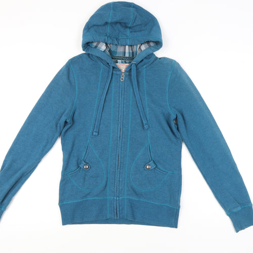 Mantaray Women's Blue Full Zip Hoodie Size 10