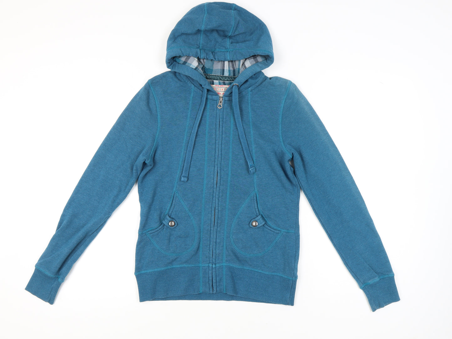 Mantaray Women's Blue Full Zip Hoodie Size 10