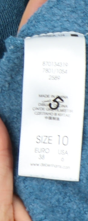 Mantaray Women's Blue Full Zip Hoodie Size 10