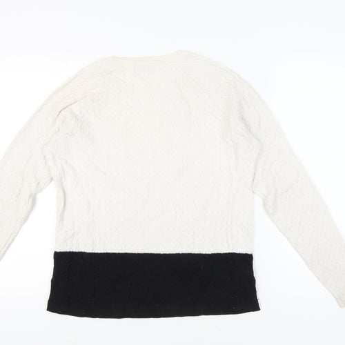 Next Women's Multicoloured Cable-Knit Pullover Jumper Size 12