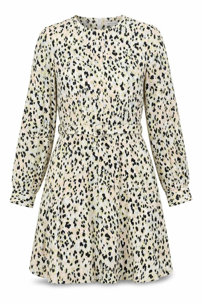 Front view of Warehouse Women's Multicoloured A-Line Dress -, size 14