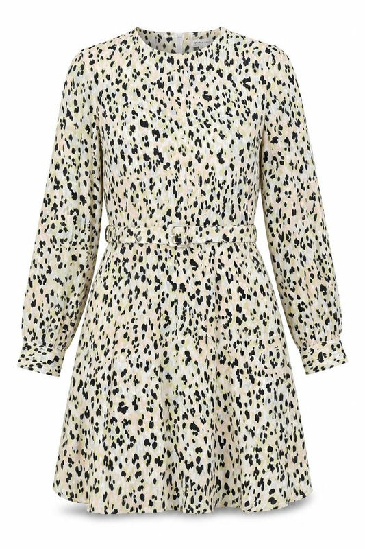 Front view of Warehouse Women's Multicoloured A-Line Dress -, size 14
