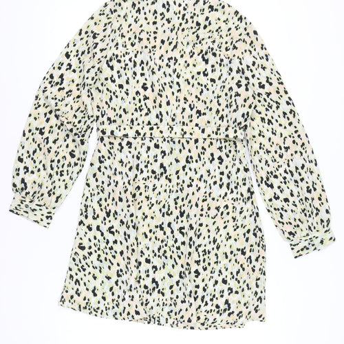 Warehouse Women's Multicoloured A-Line Dress - Size 14