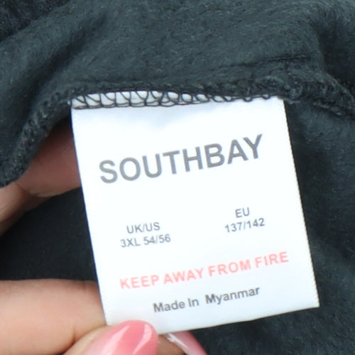 Southbay Men's Black Relaxed Sweatpants 3XL