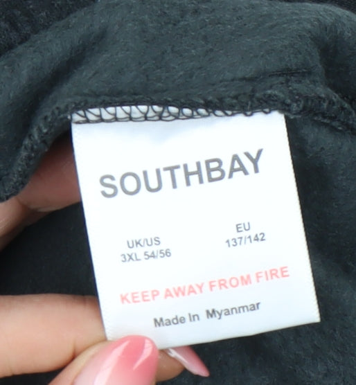 Southbay Men's Black Relaxed Sweatpants 3XL