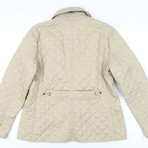 Burberry Brit Women's Beige Quilted Jacket XL