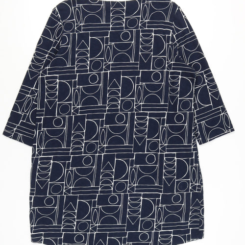 Seasalt Cornwall Women's Navy Geometric Tunic Dress