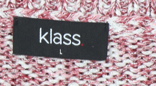 Klass Women's Red Pullover Jumper, L