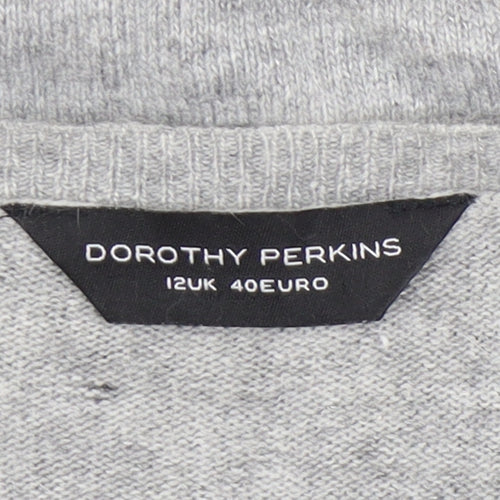 Dorothy Perkins Women's Grey Pullover Jumper Size 12