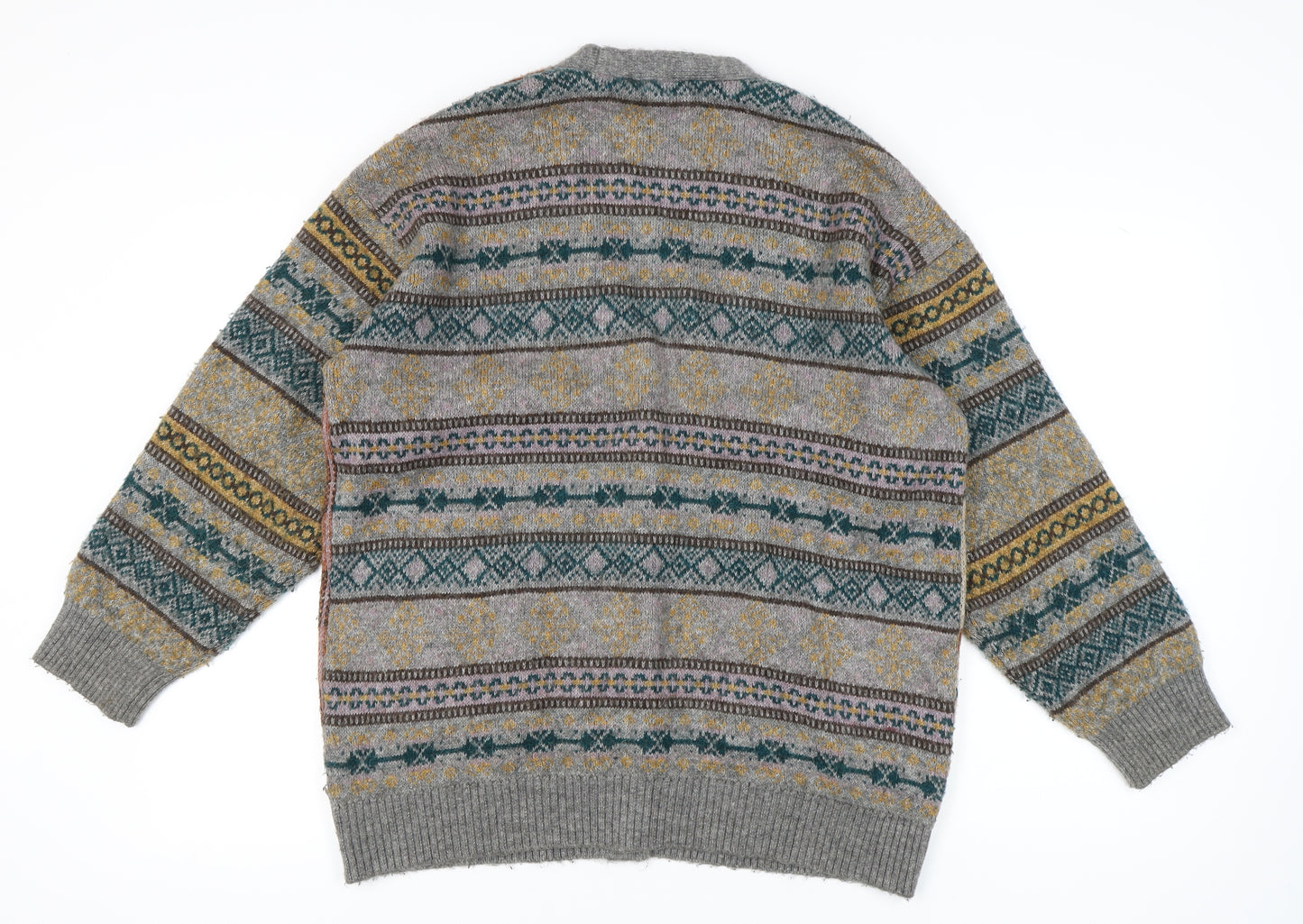 Zara Women's Multicoloured Cardigan M, V-Neck