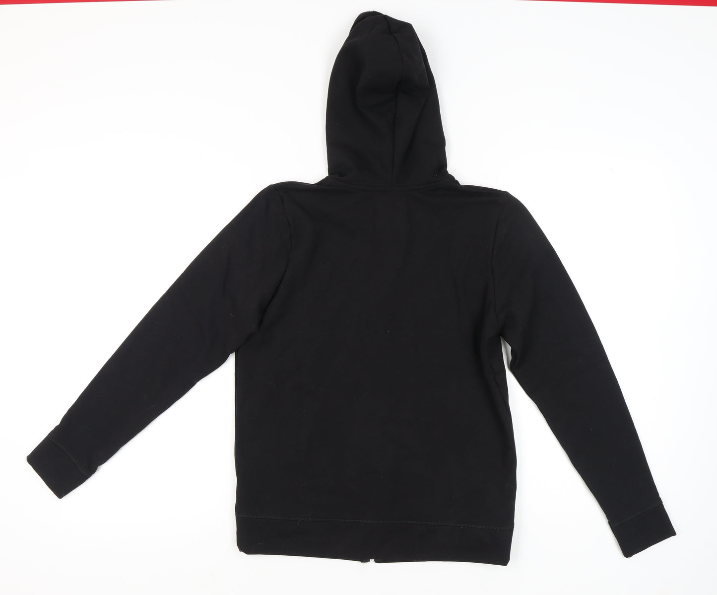 BHS Women's Black Full Zip Hoodie, Size 10