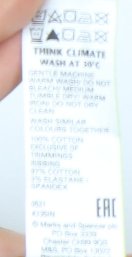 Marks and Spencer Men's Brown Pullover Hoodie, M