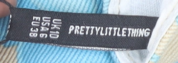 PrettyLittleThing Women's Multicoloured Floral Cropped Camisole - Size 10