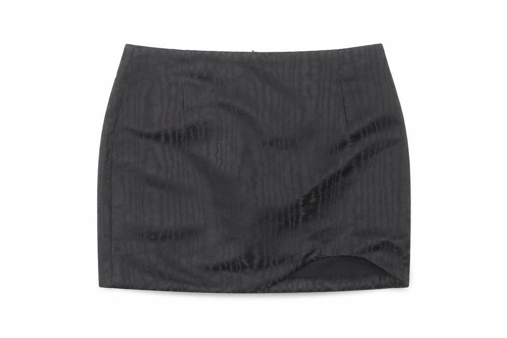 Front view of Zara Women Black Pencil Skirt, size 12